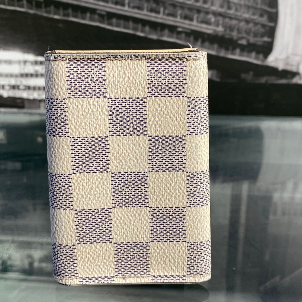Authentic Louis Vuitton Damier Azur Key Card Holder - Picture 16 of 17